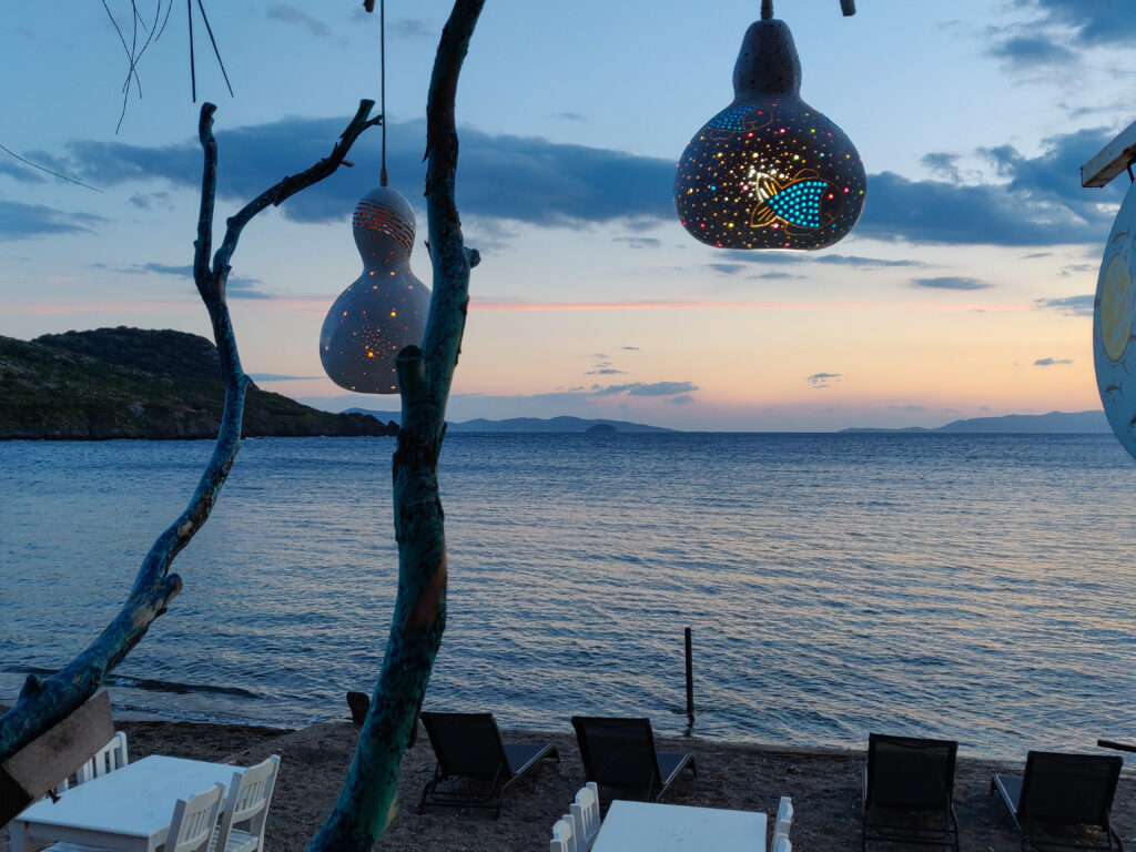 Lovely beach life in the beauty of Bodrum and the Aegean Sea.